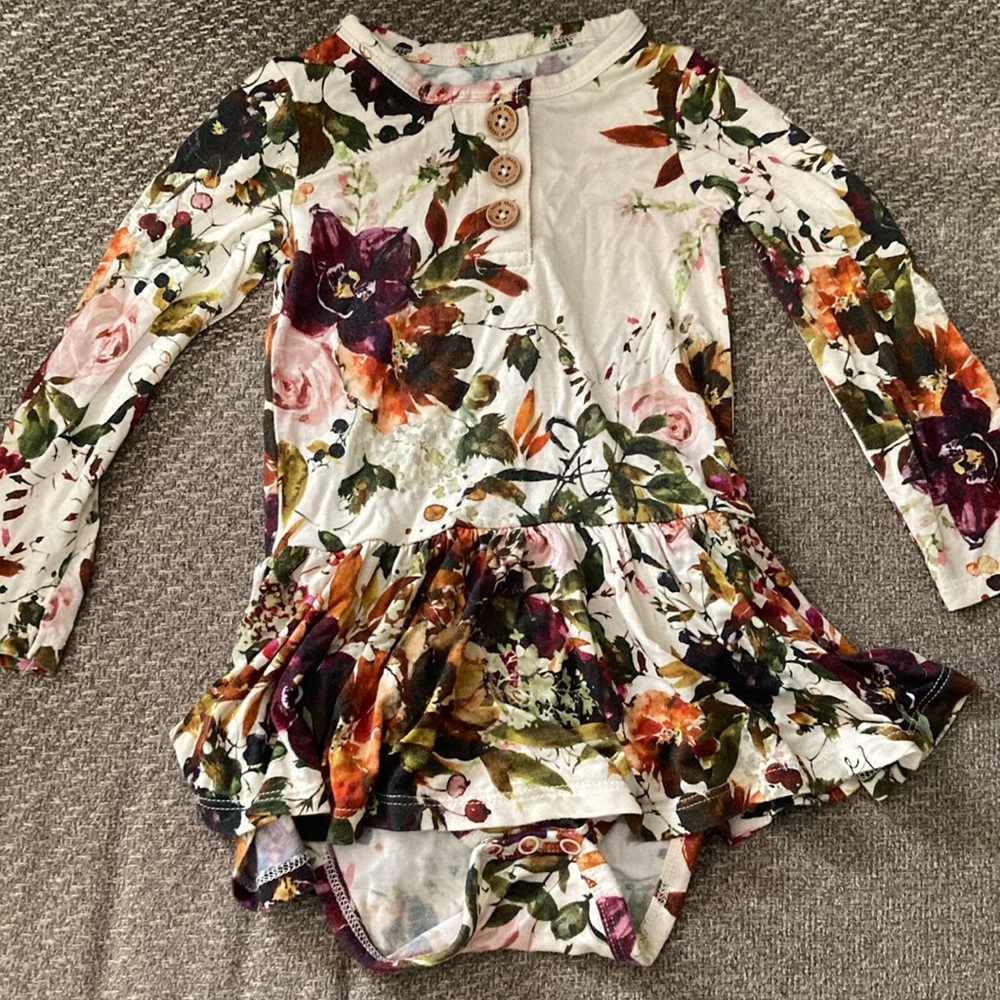 Posh peanut one piece twirl bodysuit